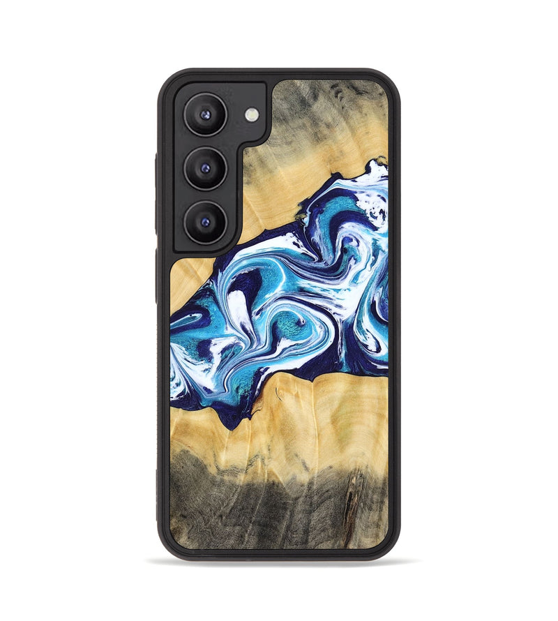 Galaxy S23 Wood Phone Case - Jaxson (Blue, 779467)