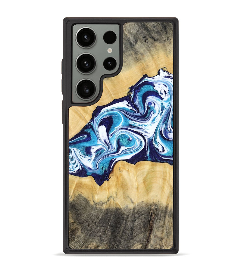 Galaxy S23 Ultra Wood Phone Case - Jaxson (Blue, 779467)