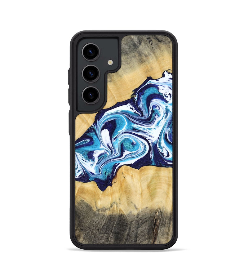 Galaxy S24 Wood Phone Case - Jaxson (Blue, 779467)