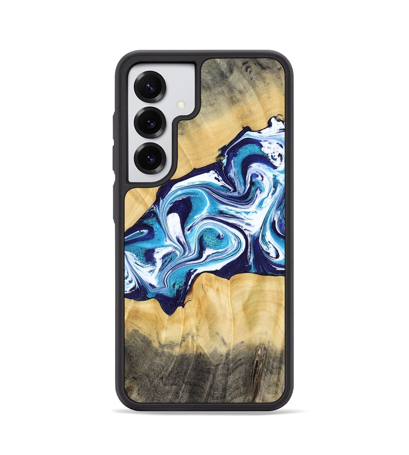 Galaxy S25 Wood Phone Case - Jaxson (Blue, 779467)