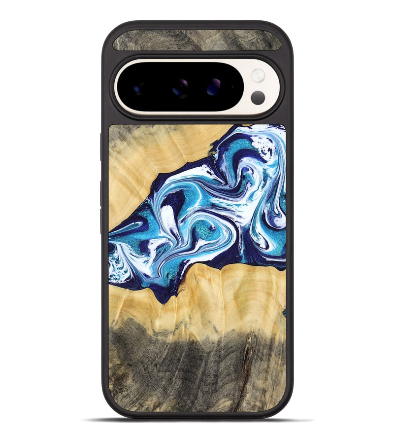 Pixel 10 Pro XL Wood Phone Case - Jaxson (Blue, 779467)