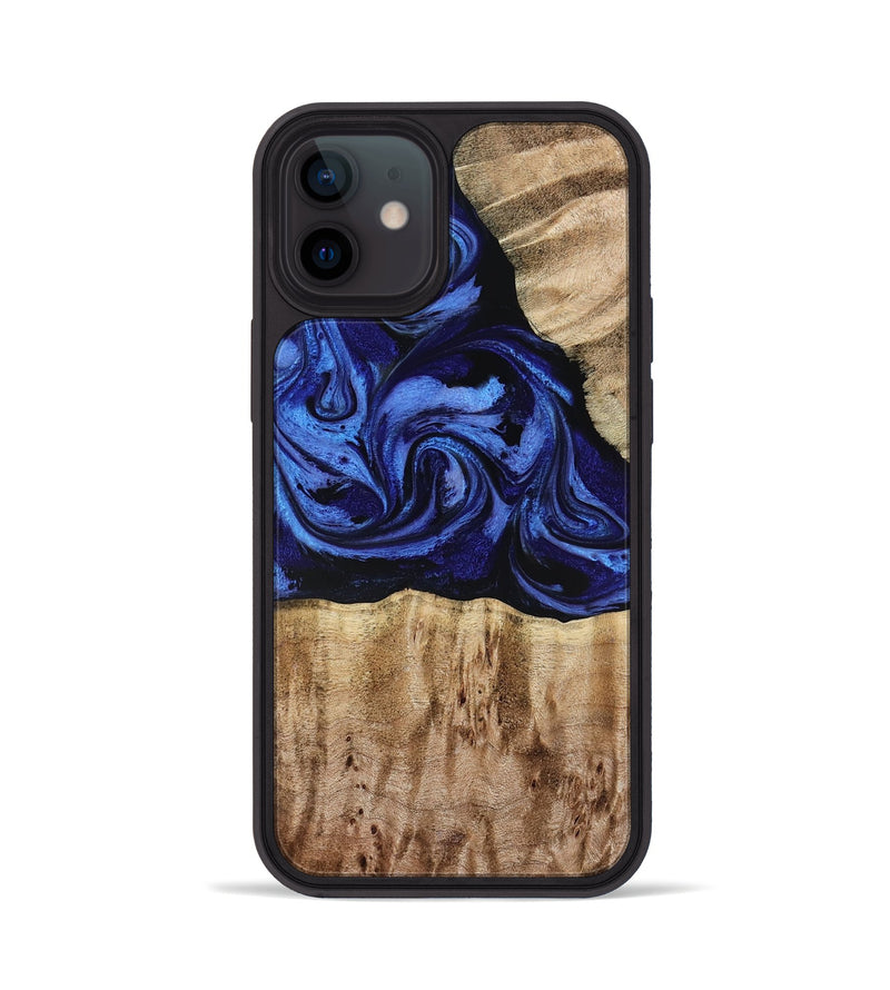 iPhone 12 Wood Phone Case - Salina (Blue, 779469)