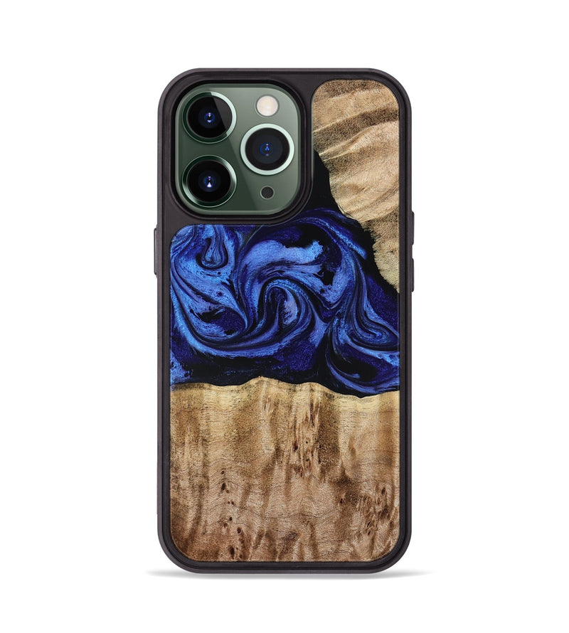 iPhone 13 Pro Wood Phone Case - Salina (Blue, 779469)