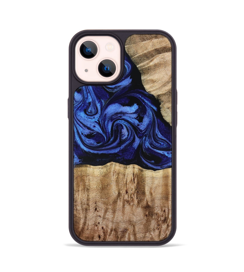 iPhone 14 Wood Phone Case - Salina (Blue, 779469)