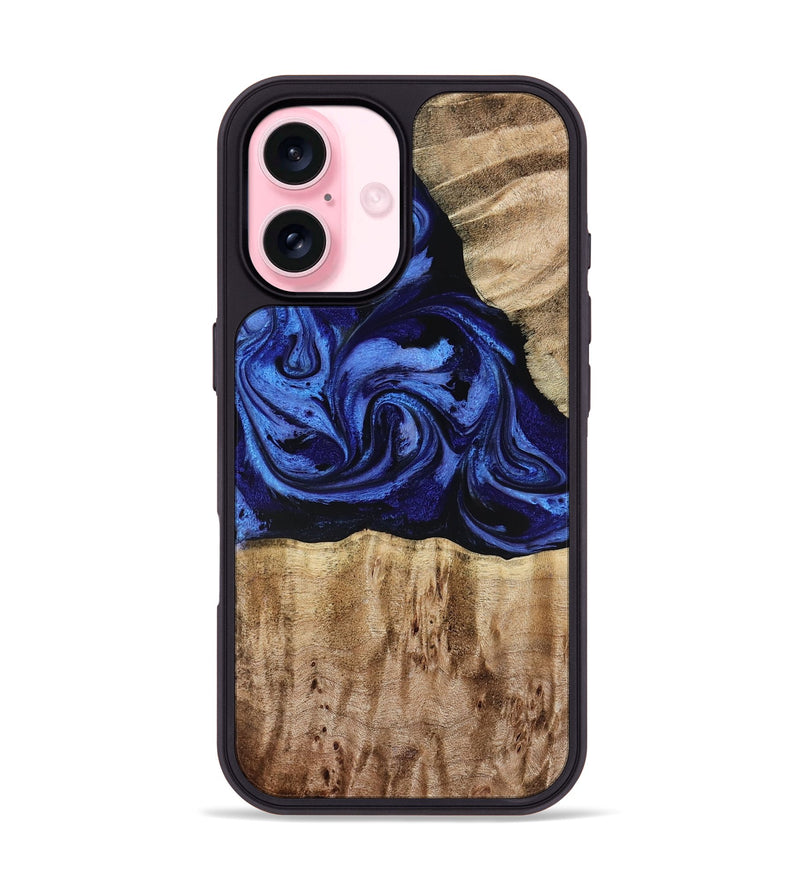 iPhone 17 Wood Phone Case - Salina (Blue, 779469)