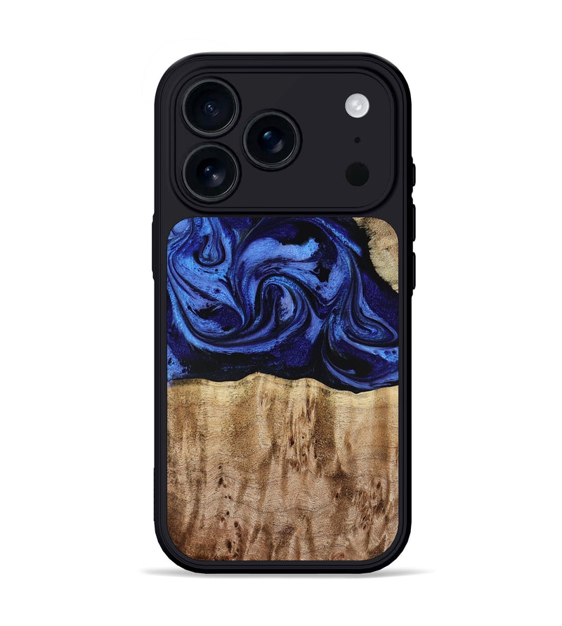 iPhone 17 Pro Wood Phone Case - Salina (Blue, 779469)