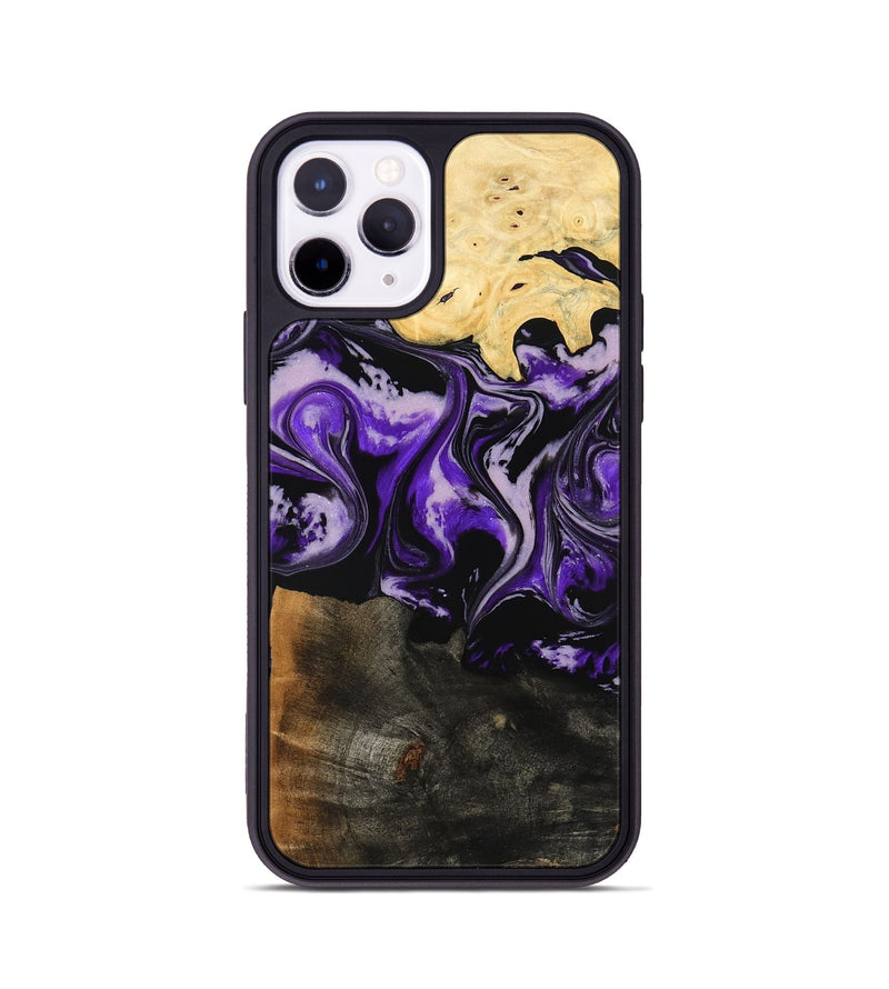 iPhone 11 Pro Wood Phone Case - Caryl (Purple, 779627)