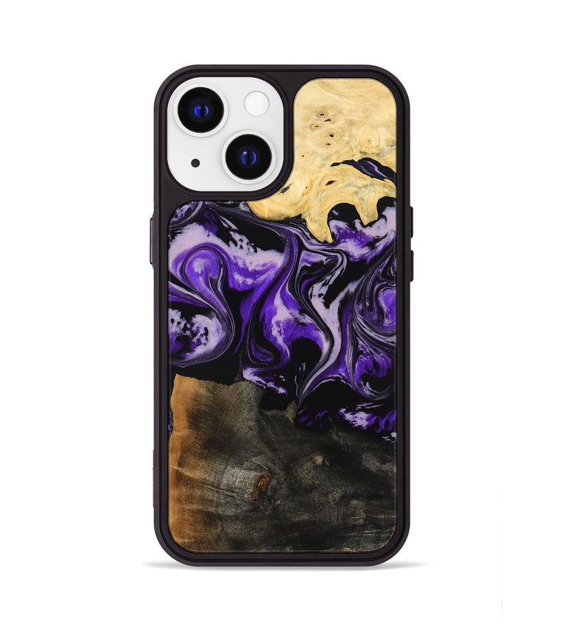 iPhone 13 Wood Phone Case - Caryl (Purple, 779627)