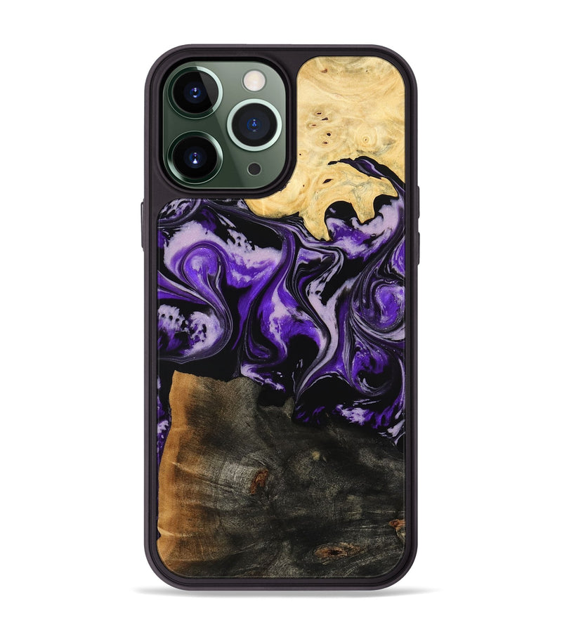 iPhone 13 Pro Max Wood Phone Case - Caryl (Purple, 779627)