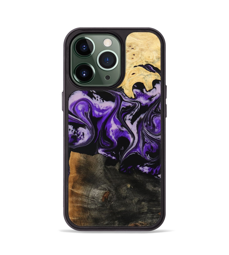 iPhone 13 Pro Wood Phone Case - Caryl (Purple, 779627)