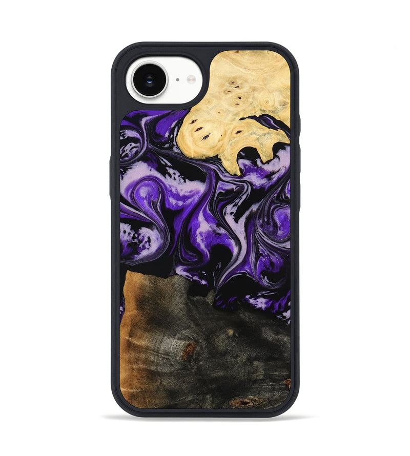 iPhone 16e Wood Phone Case - Caryl (Purple, 779627)