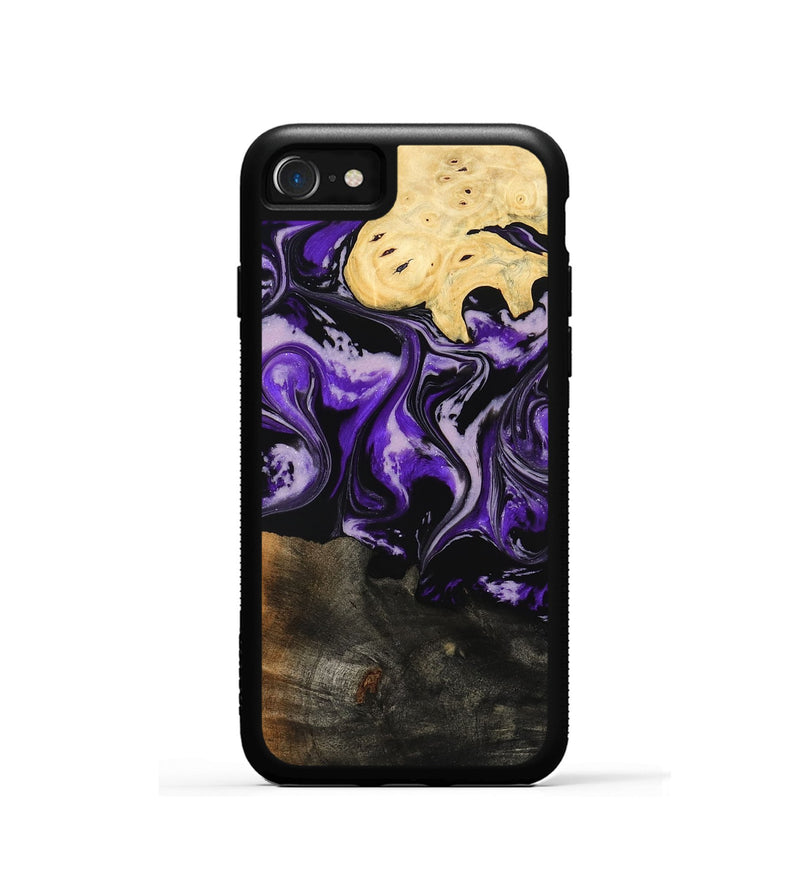 iPhone SE Wood Phone Case - Caryl (Purple, 779627)