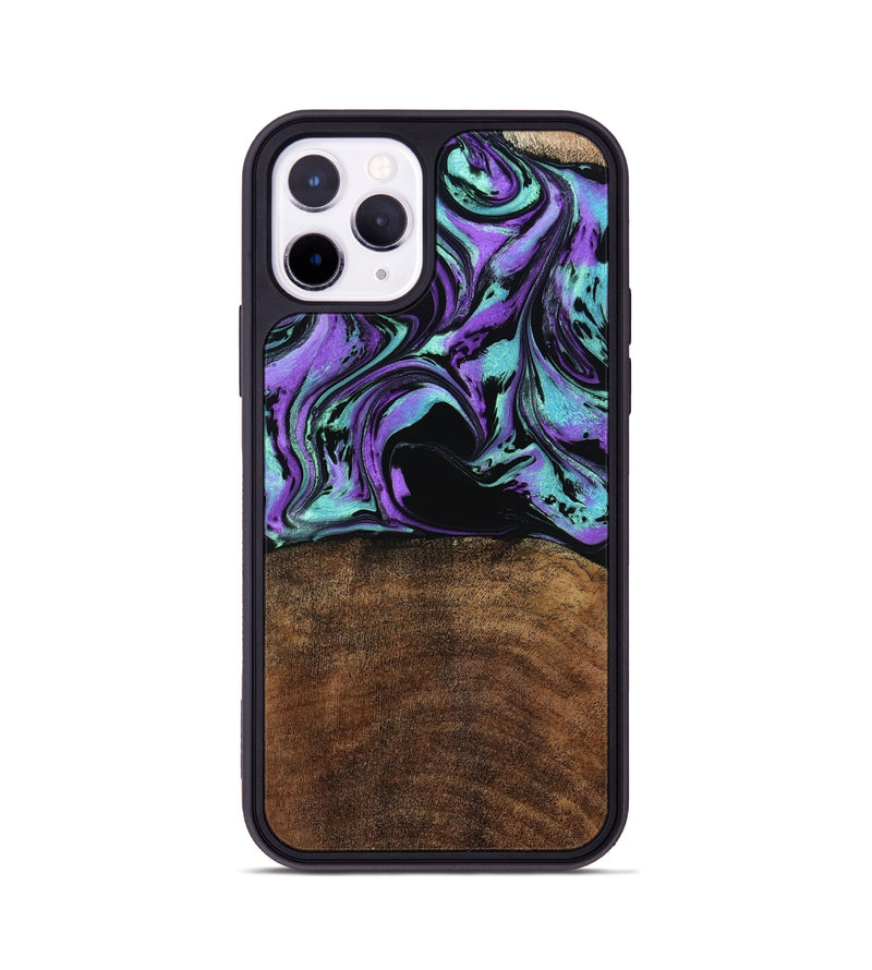 iPhone 11 Pro Wood Phone Case - Kala (Purple, 779628)