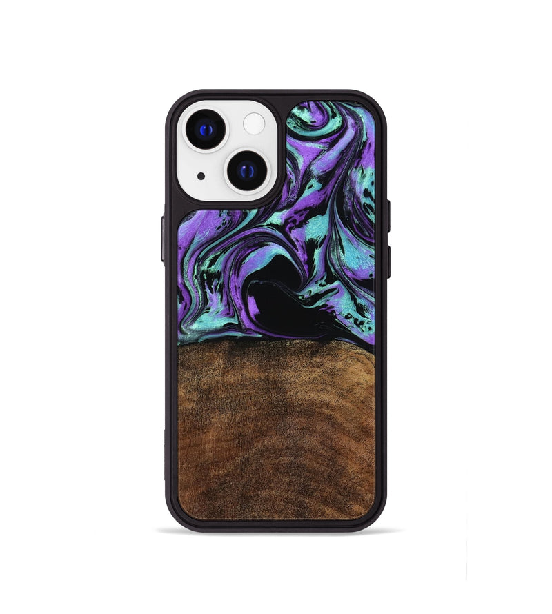 iPhone 13 mini Wood Phone Case - Kala (Purple, 779628)