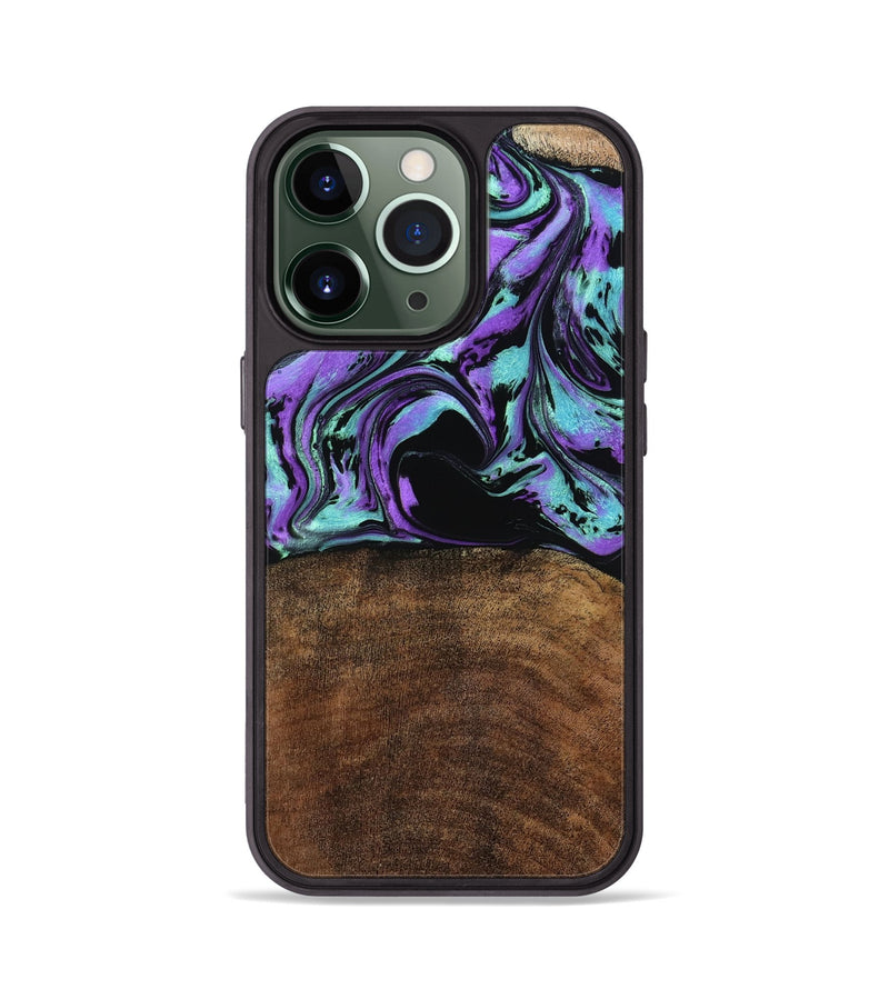 iPhone 13 Pro Wood Phone Case - Kala (Purple, 779628)