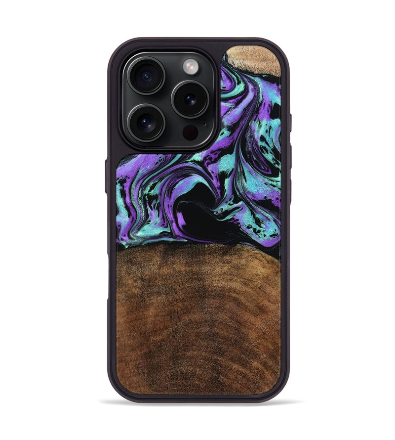 iPhone 16 Pro Wood Phone Case - Kala (Purple, 779628)