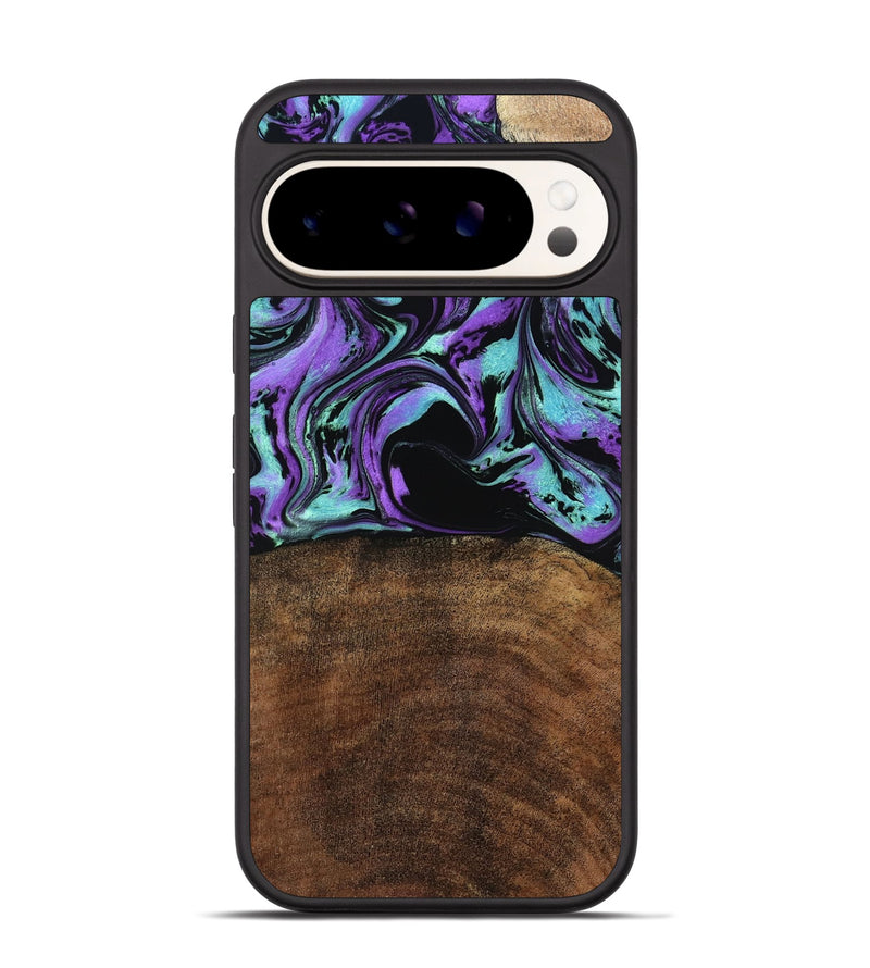 Pixel 9 Pro Wood Phone Case - Kala (Purple, 779628)