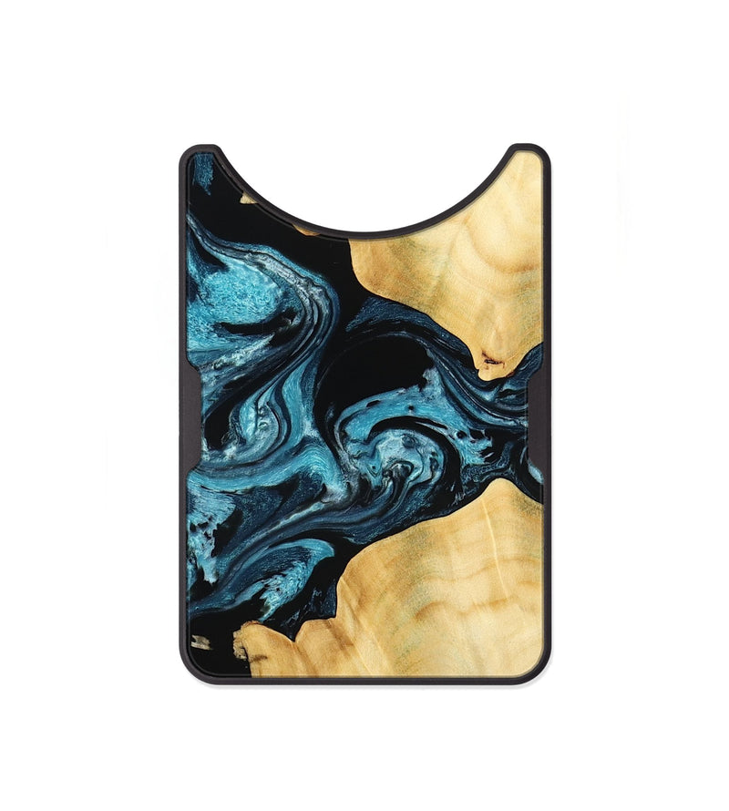 Alloy Wood Wallet - Kylah (Blue, 779641)