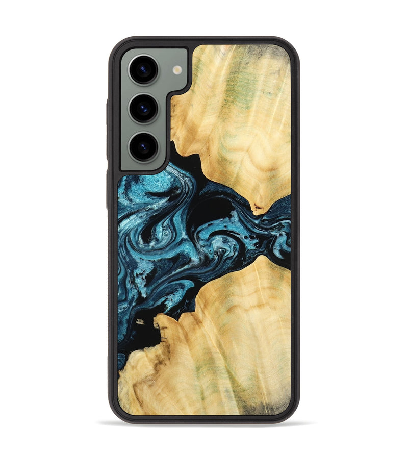 Galaxy S23 Plus Wood Phone Case - Kylah (Blue, 779641)