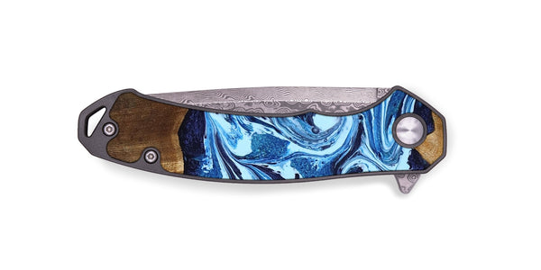 EDC Wood Pocket Knife - Stefani (Blue, 780055)