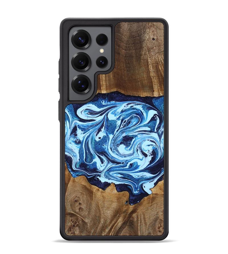 Galaxy S25 Ultra Wood Phone Case - Stefani (Blue, 780055)