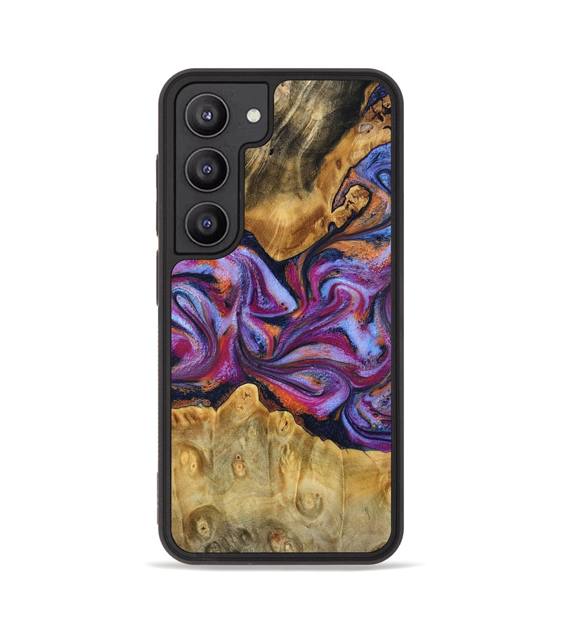 Galaxy S23 Wood Phone Case - Elma (Blue, 780057)