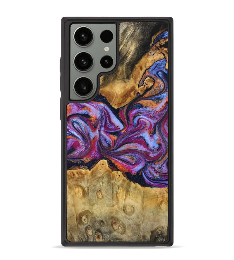 Galaxy S23 Ultra Wood Phone Case - Elma (Blue, 780057)