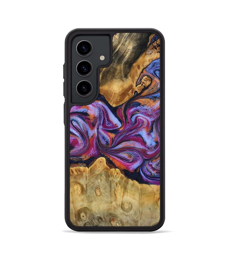 Galaxy S24 Wood Phone Case - Elma (Blue, 780057)