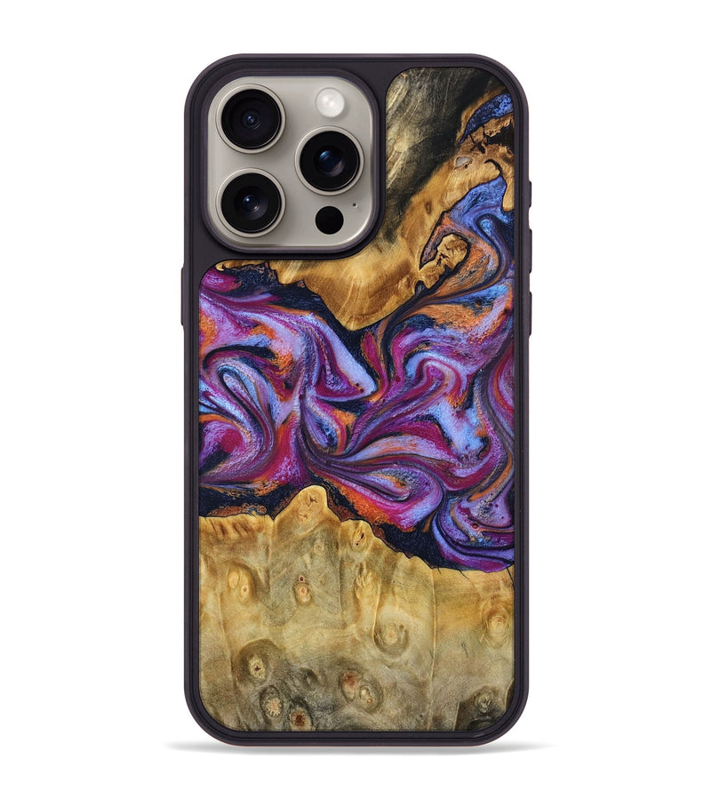 iPhone 15 Pro Max Wood Phone Case - Elma (Blue, 780057)