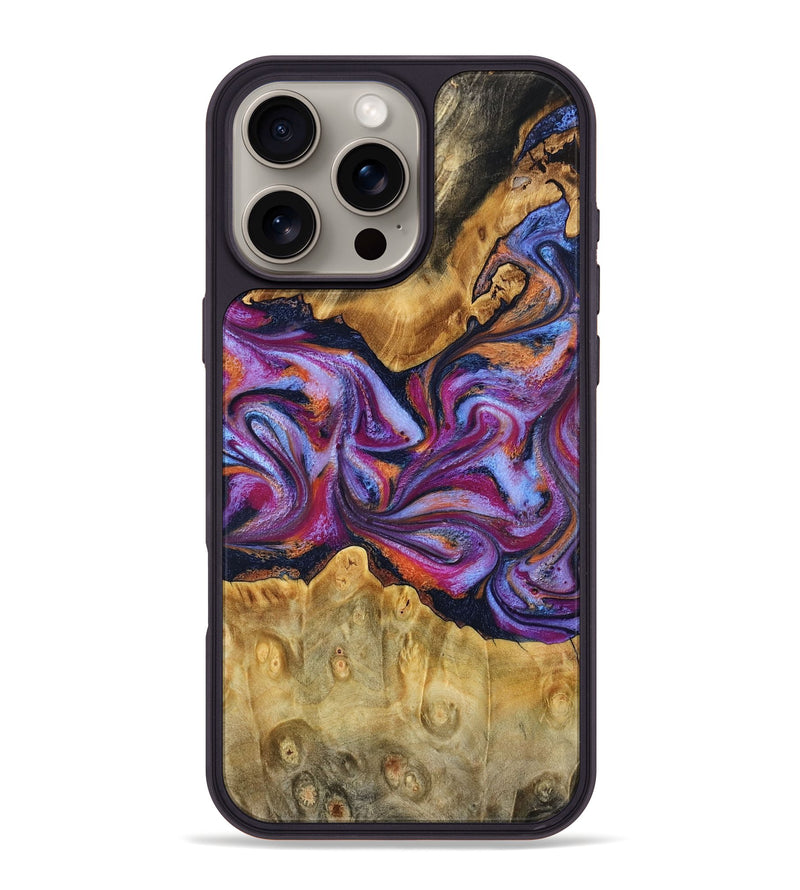 iPhone 16 Pro Max Wood Phone Case - Elma (Blue, 780057)