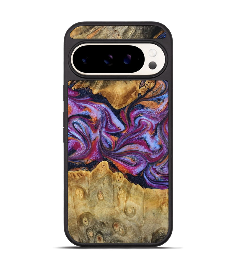 Pixel 9 Wood Phone Case - Elma (Blue, 780057)