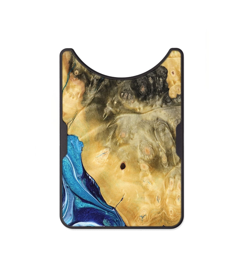 Alloy Wood Wallet - Kianna (Blue, 780060)