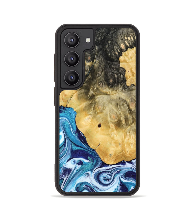 Galaxy S23 Wood Phone Case - Kianna (Blue, 780060)