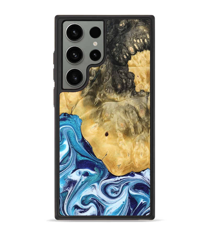 Galaxy S23 Ultra Wood Phone Case - Kianna (Blue, 780060)