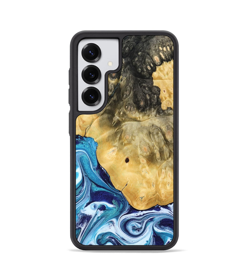 Galaxy S25 Wood Phone Case - Kianna (Blue, 780060)