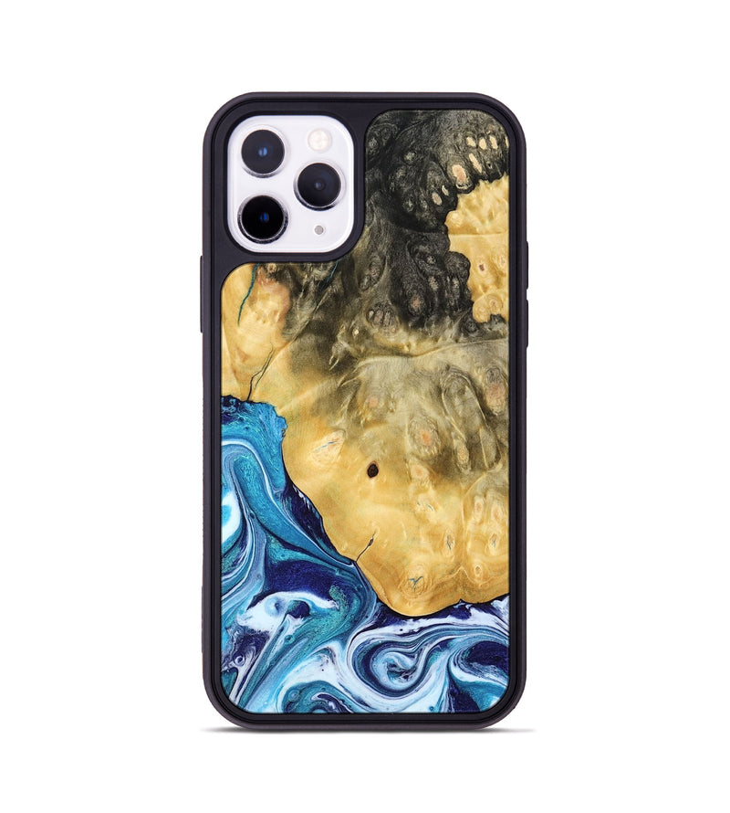 iPhone 11 Pro Wood Phone Case - Kianna (Blue, 780060)