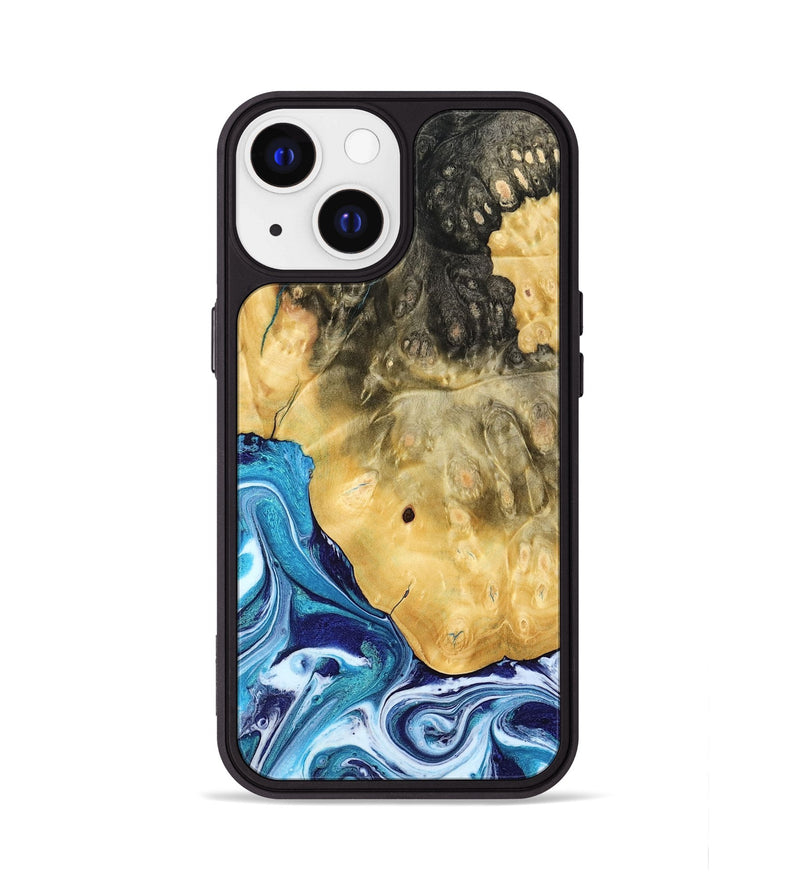 iPhone 13 Wood Phone Case - Kianna (Blue, 780060)