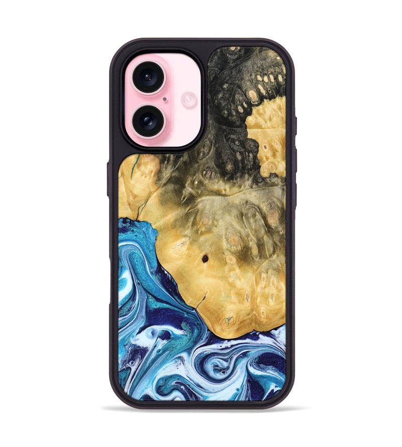 iPhone 17 Wood Phone Case - Kianna (Blue, 780060)