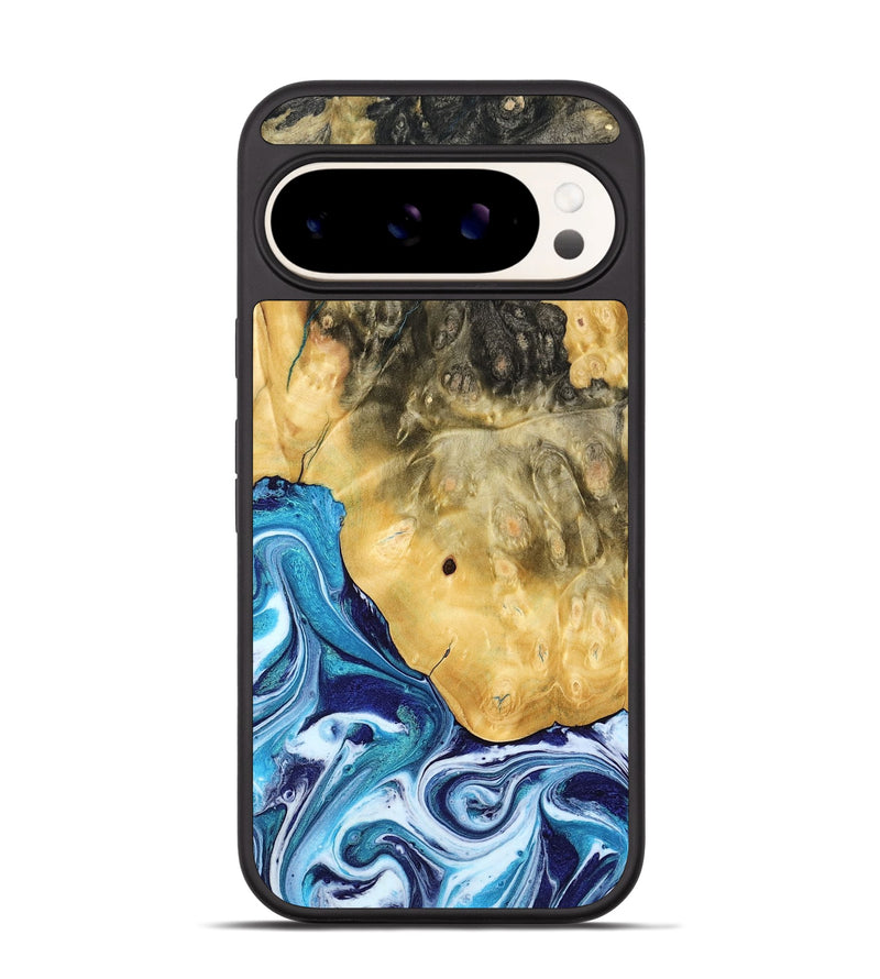 Pixel 9 Pro Wood Phone Case - Kianna (Blue, 780060)