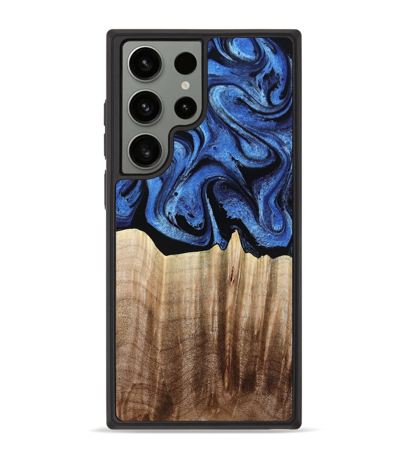 Galaxy S23 Ultra Wood Phone Case - Neo (Blue, 780062)