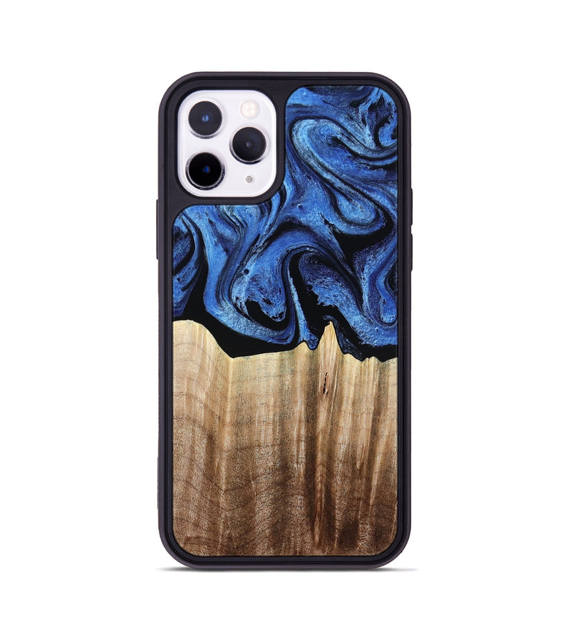 iPhone 11 Pro Wood Phone Case - Neo (Blue, 780062)