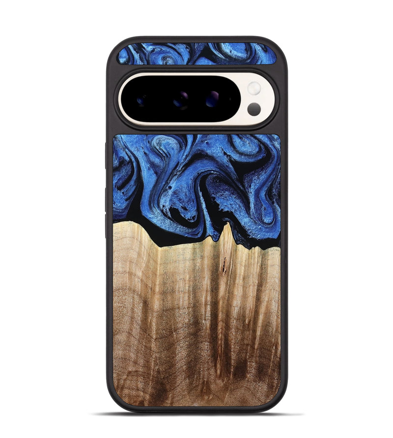 Pixel 9 Pro Wood Phone Case - Neo (Blue, 780062)