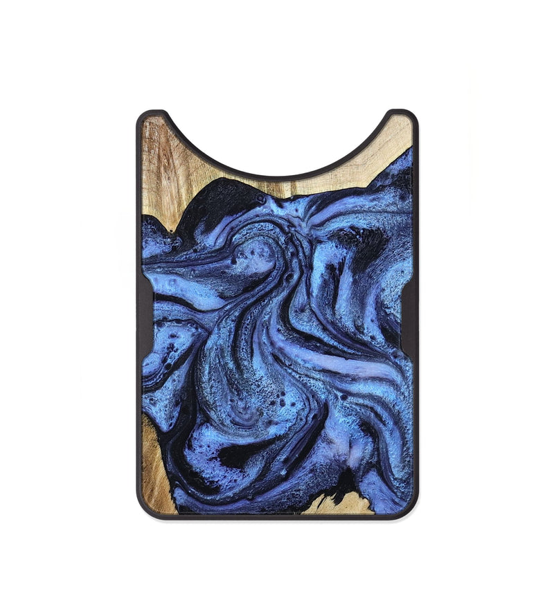 Alloy Wood Wallet - Adrien (Blue, 780066)