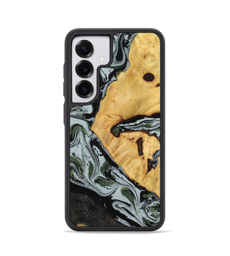 Galaxy S25 Wood Phone Case - Ezekiel (Black & White, 780071)