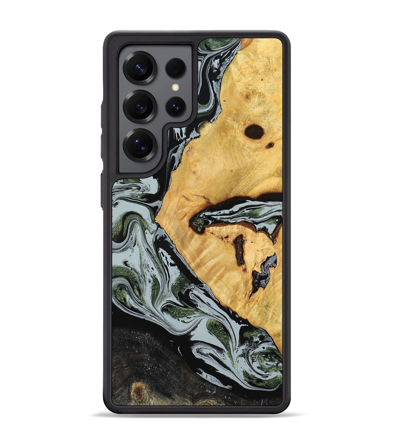 Galaxy S25 Ultra Wood Phone Case - Ezekiel (Black & White, 780071)