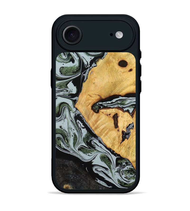 iPhone 17 Air Wood Phone Case - Ezekiel (Black & White, 780071)