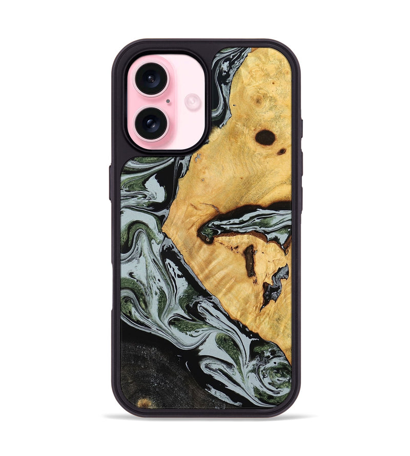 iPhone 17 Wood Phone Case - Ezekiel (Black & White, 780071)