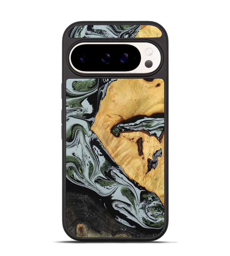 Pixel 9 Pro Wood Phone Case - Ezekiel (Black & White, 780071)