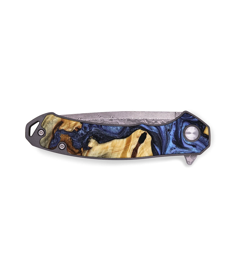 EDC Wood Pocket Knife - Talon (Blue, 780094)