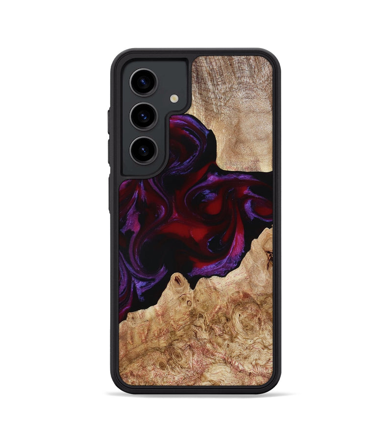 Galaxy S24 Wood Phone Case - Fabian (Red, 780128)